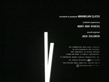 Saul Bass titoli di testa The man whit the goloden arm