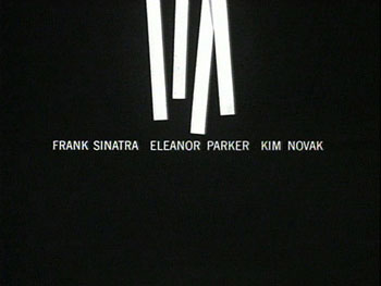 Saul Bass titoli di testa The man whit the goloden arm