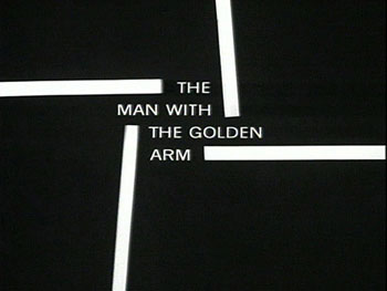 Saul Bass titoli di testa The man whit the goloden arm